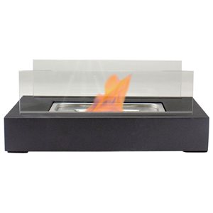 Northlight 13.75-in 2000-BTU Bio Ethanol Ventless Portable Tabletop Fireplace with Flame Guard