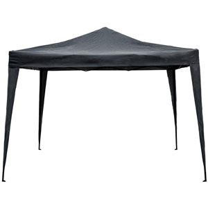 Northlight 10-ft x 10-ft Charcoal Gray Pop-Up Outdoor Canopy Gazebo