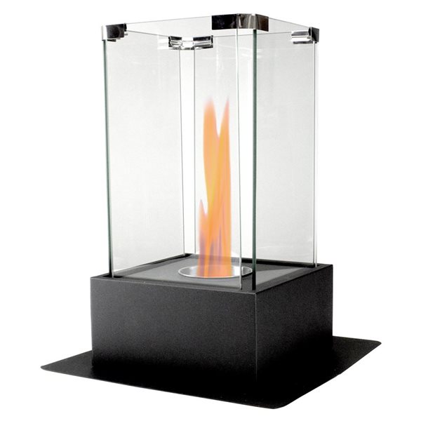 Northlight 15-in Bio Ethanol Ventless Portable Tabletop Fireplace with Flame Guard