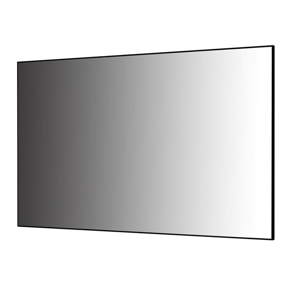 Miroir rectangle Sadie de GEF à cadre en aluminium noir 40 x 30 po