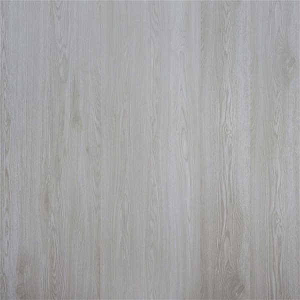 Couvre-plancher en vinyle composite emboîtable Avezzano de PROTIER 54 x 7 po 6 mm blanc cassé avec membrane