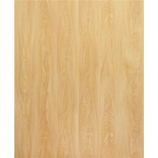 PROTIER Melbourne 54-in x 7-in 6 mm Maple SPC Vinyl Click Flooring with Underpad