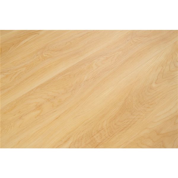 PROTIER Melbourne 54-in x 7-in 6 mm Maple SPC Vinyl Click Flooring with Underpad