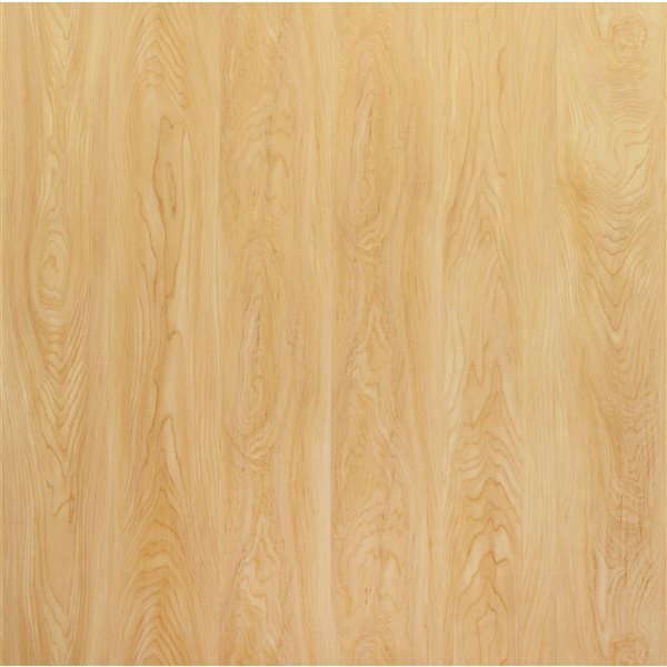 PROTIER Melbourne 54-in x 7-in 6 mm Maple SPC Vinyl Click Flooring with Underpad