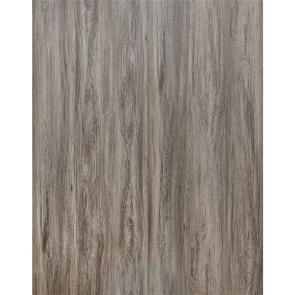 PROTIER Capua 54-in x 7-in 6 mm Brown SPC Vinyl Click Flooring with Underpad