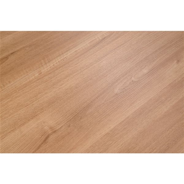 Couvre-plancher en vinyle composite emboîtable Nola de PROTIER 54 x 7 po 6 mm brun avec membrane