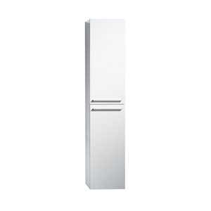 GEF Rosalie 11.75 x 65-in White Wall-mount Linen Cabinet with 2 Doors and 5 Shelves