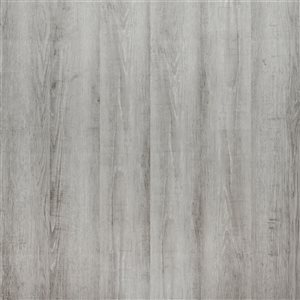 PROTIER Salerno 54-in x 7-in 6 mm Grey SPC Vinyl Click Flooring with Underpad