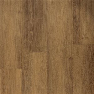 Couvre-plancher en vinyle composite emboîtable Lyon de PROTIER 55 x 7 po 6 mm brun avec membrane