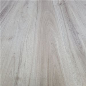 PROTIER Avila 54-in x 7-in 6 mm Grey SPC Vinyl Click Flooring with Underpad