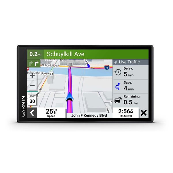 Garmin DriveSmart 66 MT Black GPS with 6.0-in Display Featuring Traffic Alerts