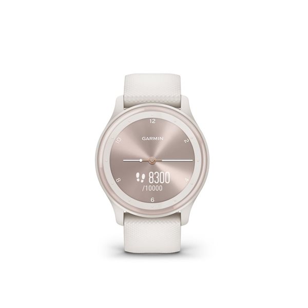 Montre intelligent Garmin vivomove Sport GPS et tracker d’activité ivoire