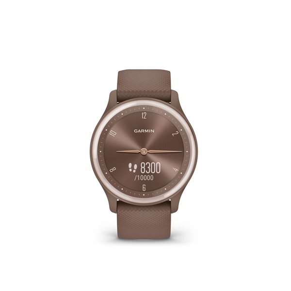 Montre intelligent Garmin vivomove Sport GPS et tracker d’activité couleur cacao