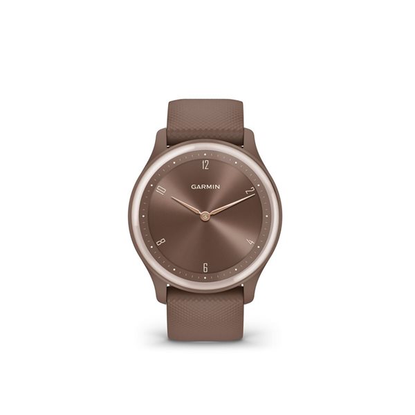 Montre intelligent Garmin vivomove Sport GPS et tracker d’activité couleur cacao