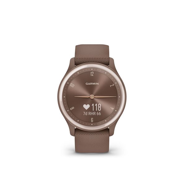 Montre intelligent Garmin vivomove Sport GPS et tracker d’activité couleur cacao