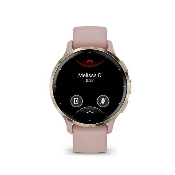 Montre intelligente GPS et tracker d'activité Garmin Venu 3S rose