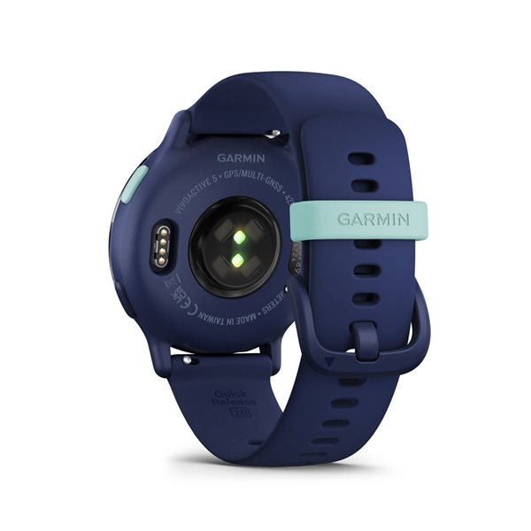 Montre intelligente GPS et tracker d'activité Garmin vívoactive 5 bleu marine