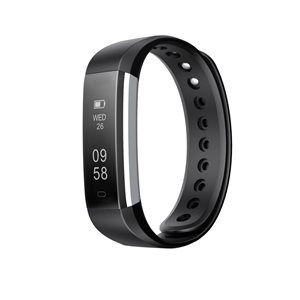 Montre intelligente et tracker de santé et de fitness noir Letscom ID115 par Letsfit