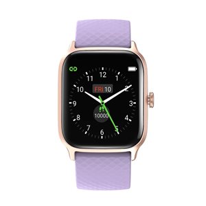 Letsfit EW1 Purple Smart Watch and Fitness Tracker with Heart Rate Monitor
