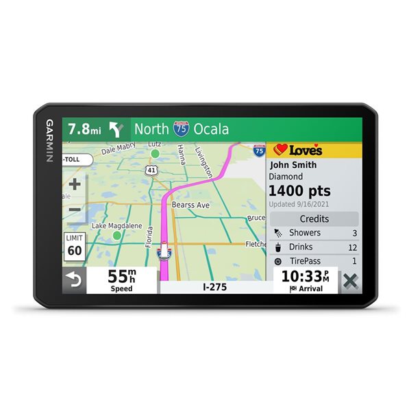 Garmin dēzl™ OTR710 Black 7-in GPS Truck Navigator