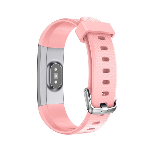 Letscom by Letsfit ID115 Pink Health and Fitness Tracker and Smartwatch