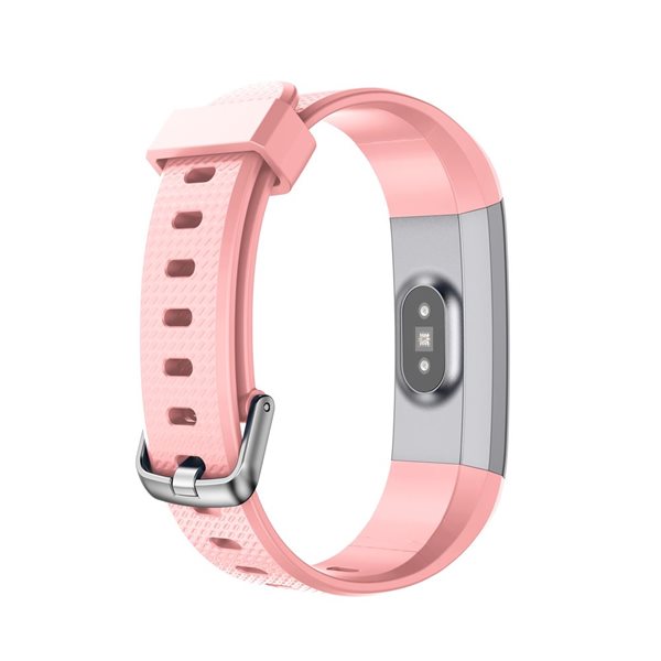 Letscom by Letsfit ID115 Pink Health and Fitness Tracker and Smartwatch