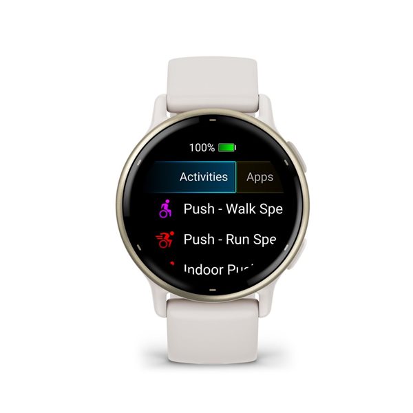 Montre intelligente GPS et tracker d'activité Garmin vívoactive 5 ivoire