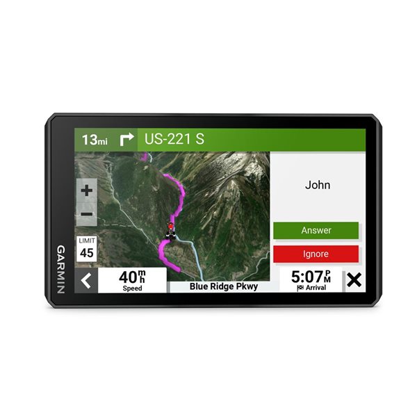 Navigateur GPS pour moto Bluetooth Garmin zūmo XT2 résistant aux intempéries avec écran tactile de 6 pouces