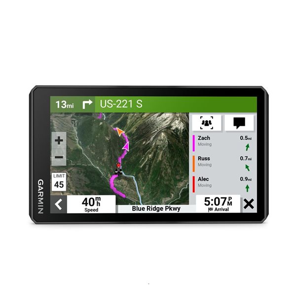 Navigateur GPS pour moto Bluetooth Garmin zūmo XT2 résistant aux intempéries avec écran tactile de 6 pouces