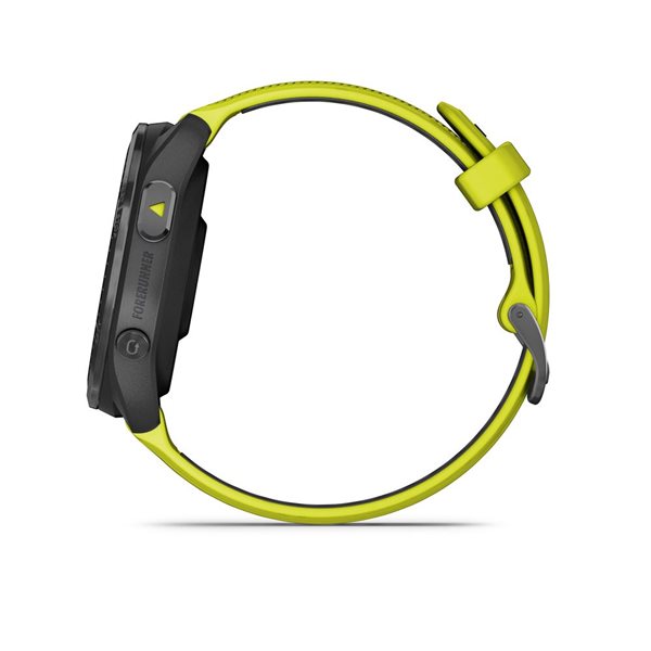 Montre intelligent Garmin Forerunner 965 GPS avec bracelet en silicone jaune/noir