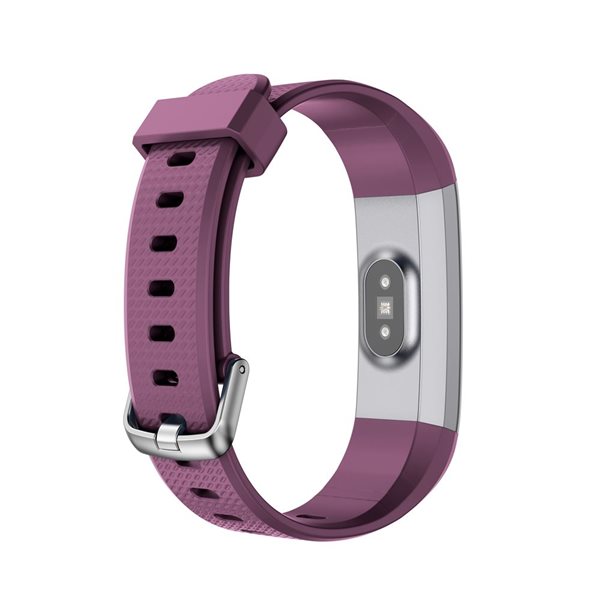 Letscom by Letsfit  ID115 Purple Health and Fitness Tracker and Smartwatch