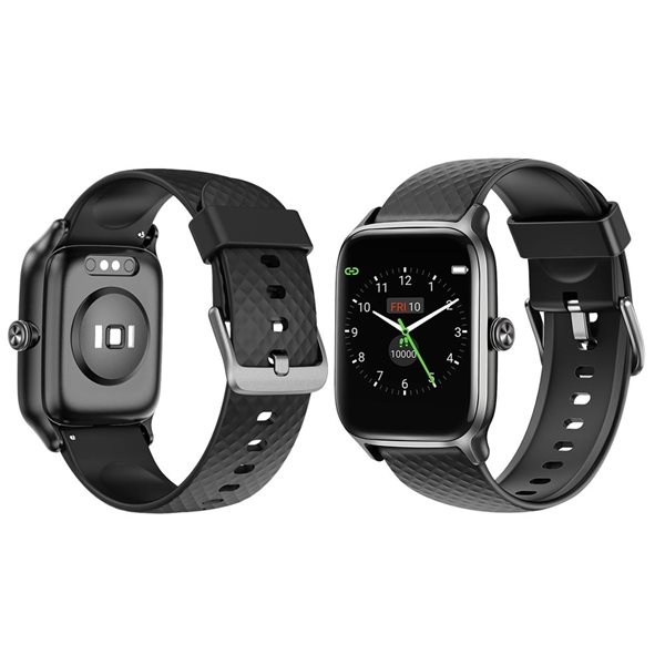 Letsfit EW1 Black Smart Watch and Fitness Tracker with Heart Rate