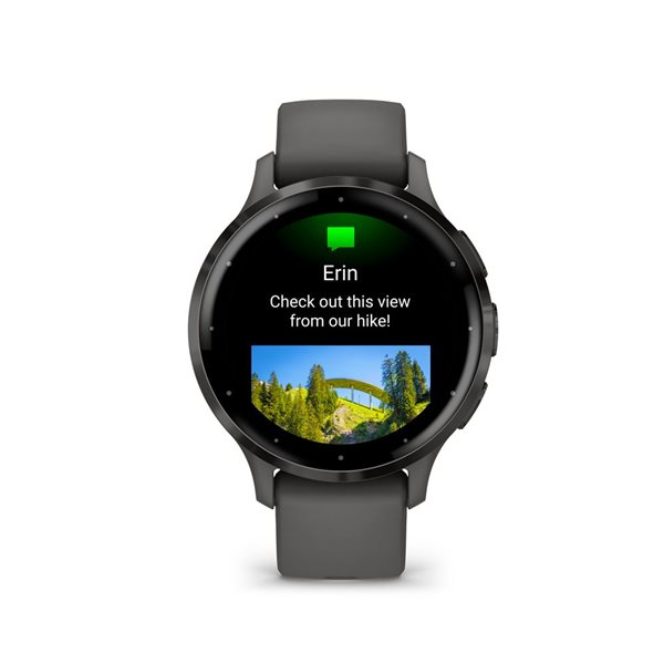 Montre intelligente GPS et tracker d'activité Garmin Venu 3S grise