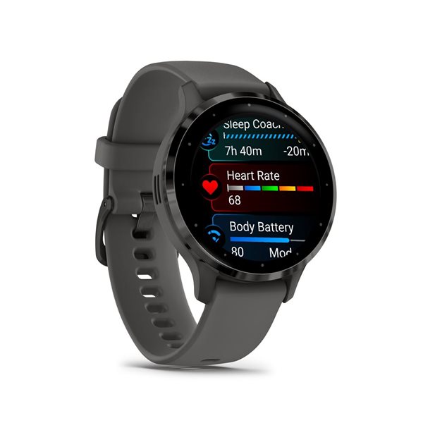 Montre intelligente GPS et tracker d'activité Garmin Venu 3S grise