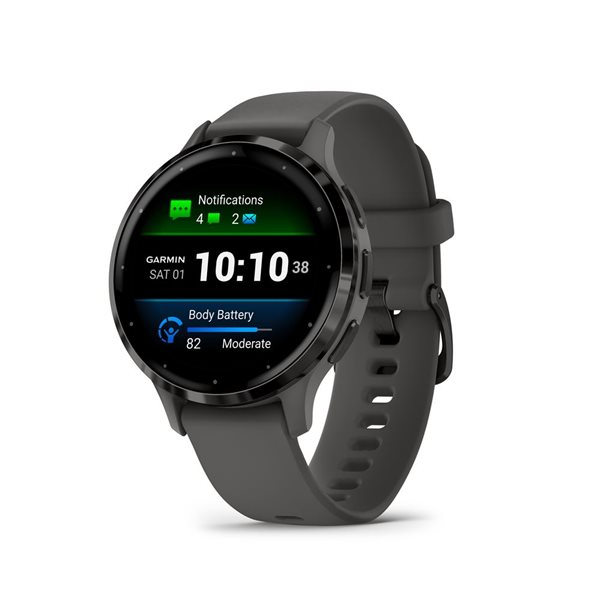 Montre intelligente GPS et tracker d'activité Garmin Venu 3S grise