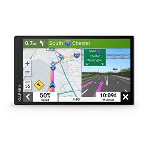 GPS Garmin DriveSmart 76 MT noir avec écran de 7 pouces avec alertes de trafic