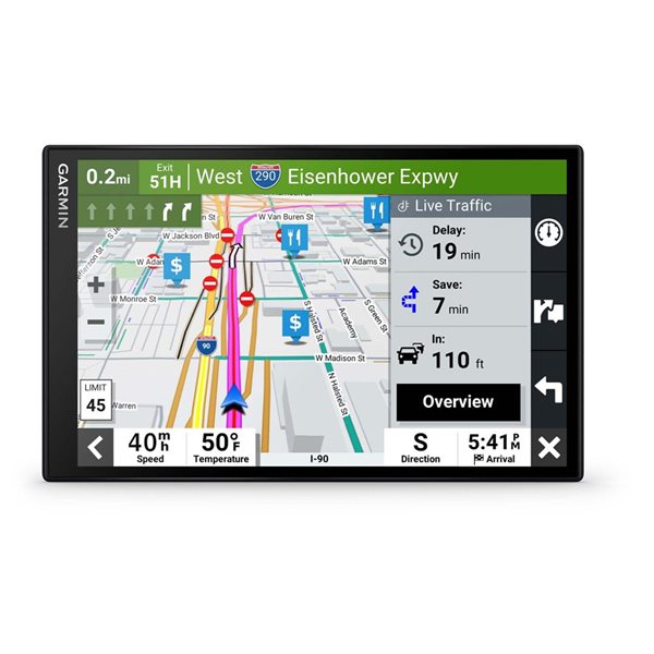 Garmin DriveSmart 86 MT Black GPS with 8.0-in Display Featuring Traffic Alerts