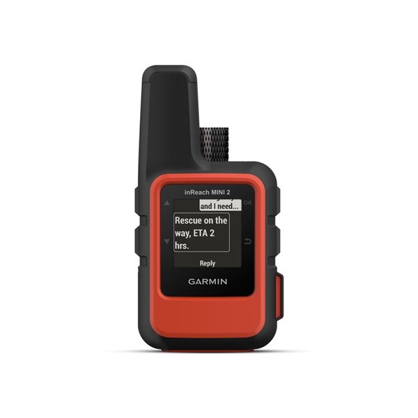 Garmin inReach Mini 2 Flame Red Rugged Handheld Satellite GPS Tracker