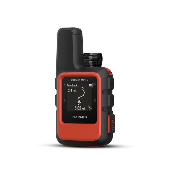 Garmin inReach Mini 2 Flame Red Rugged Handheld Satellite GPS Tracker