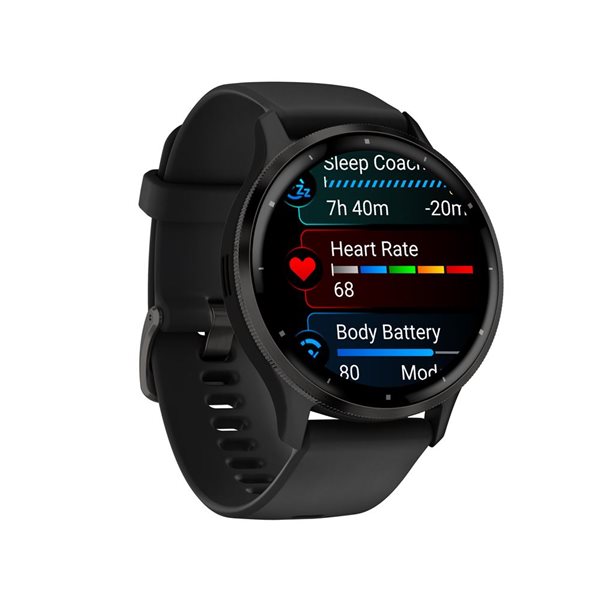 Garmin Venu 3 Black GPS Smartwatch and Fitness Tracker