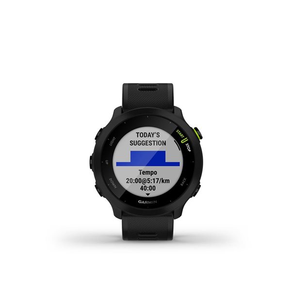 Garmin Forerunner 55 Black GPS Running Smartwatch and Fitness Tracking