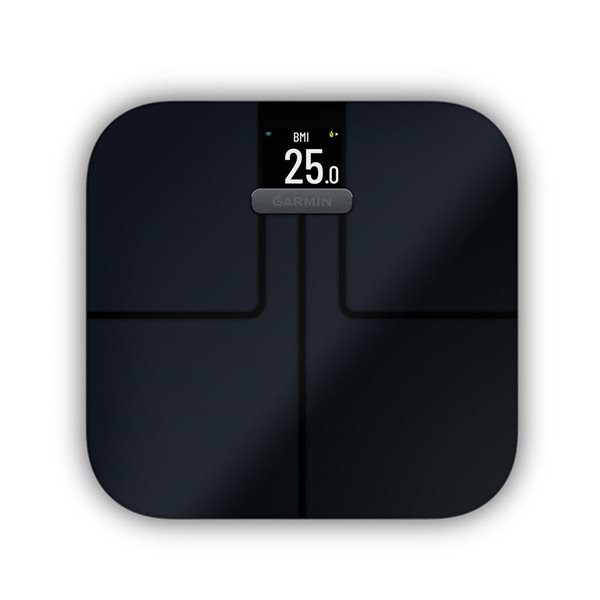Garmin Black Index S2 Smart Scale with Wi-Fi Connectivity