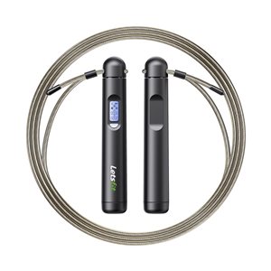 Corde à Sauter Letsfit JR02 intelligente noire