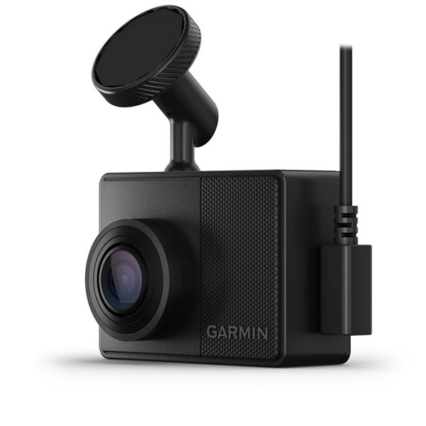 Caméra-témoin de circulation noire Garmin 1440P 67W avec champ de vision à 180 degrés