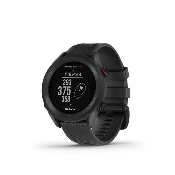 Montre intelligent de golf GPS Garmin Approach S12 noire