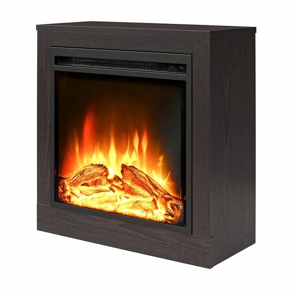 Ameriwood Home Fillmore Espresso Fireplace Mantel