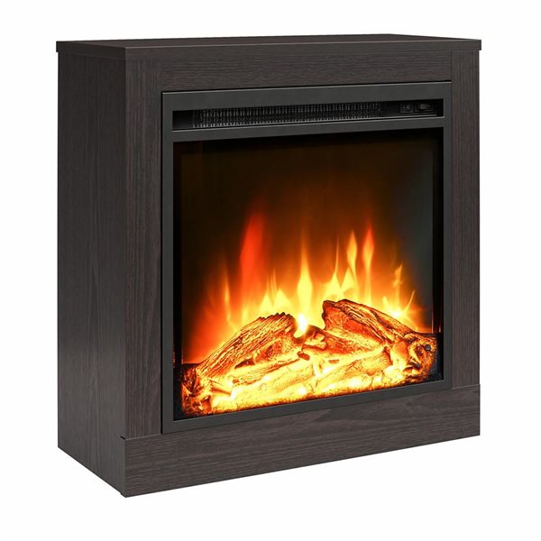 Ameriwood Home Fillmore Espresso Fireplace Mantel