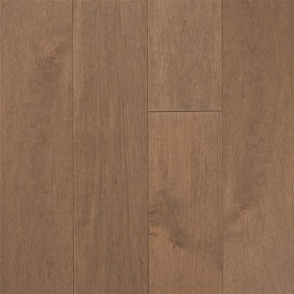 Échantillon de plancher  en bois massif Mink Duro Design érable à sucre 66 po x 3,25 po naturel