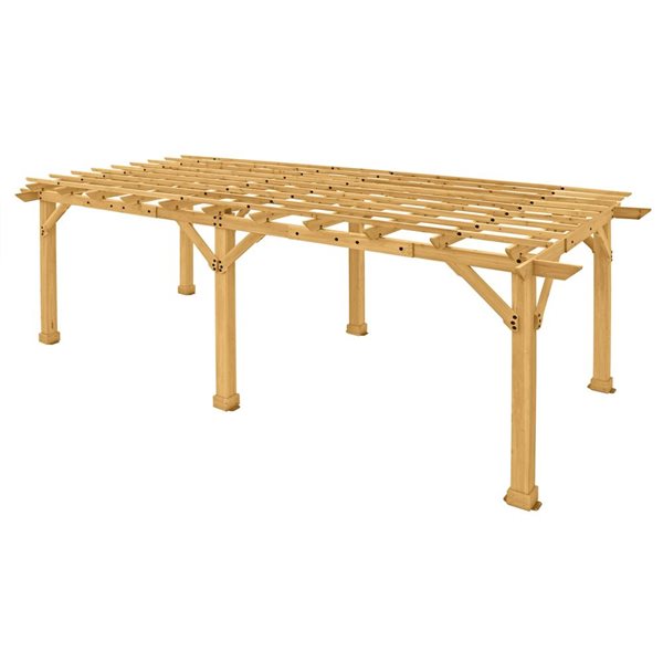 Pergola en cèdre 10 x 22 pi Meridian par Yardistry