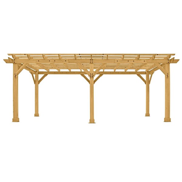 Pergola en cèdre 10 x 22 pi Meridian par Yardistry